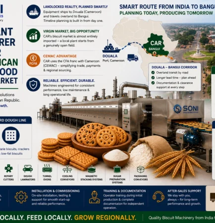 Biscuit Plant Manufacturer in India for CAR